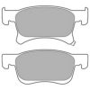 DELPHI LP3164 Brake Pad Set, disc brake